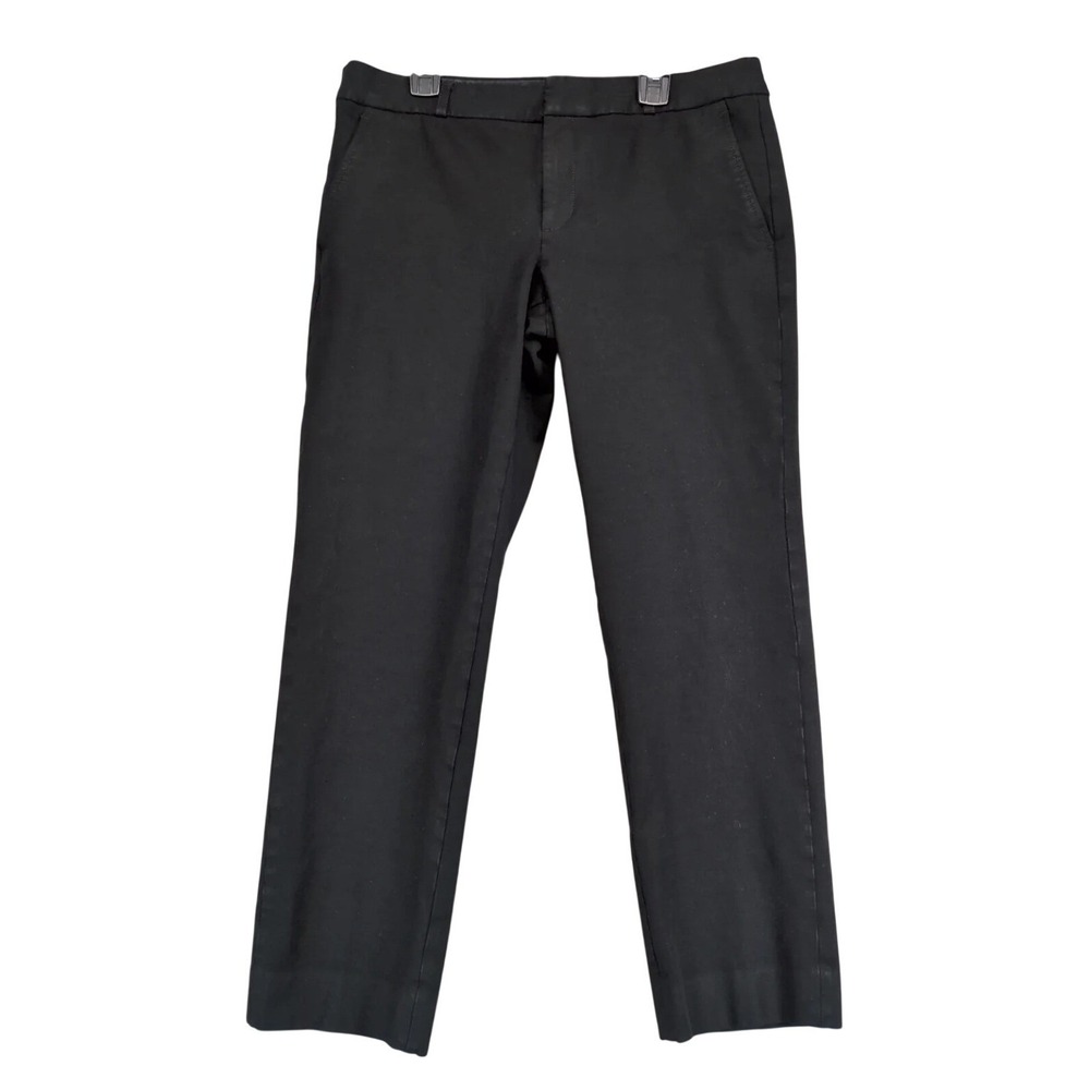 Banana Republic Ryan Black Ankle Pants Womens 8‎ 31x27 Stretch Career Office